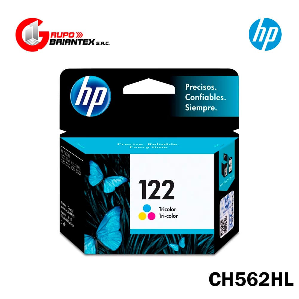 tinta hp 122 tricolor original tinta hp 122 tricolor original ch562hl 2000, J210, 1050, 2060, K110