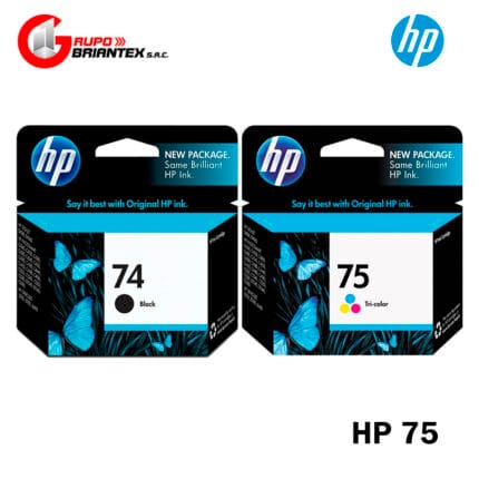 kit tinta hp 74 75 original 2000, J210, 1050, 2060, K110