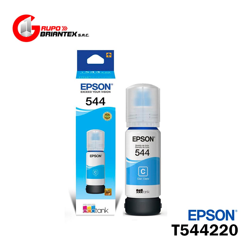 tinta epson 544 cyan tinta epson T544220 cyan original L1210/L3210/L3250/L3260/L5290