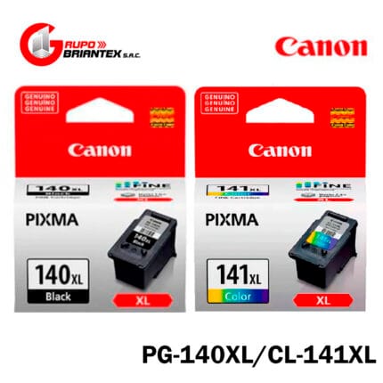 kit tinta canon 140xl y 141xl original MG3510/MG3610
