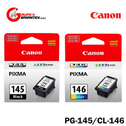 kit tinta canon 145 y 146 original MG2410/MG2510