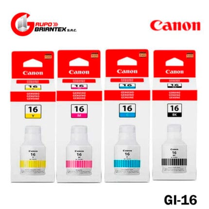 kit tinta canon 16 original GX6010/GX7010