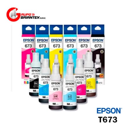 kit tinta epson t673 original L800 L805 L850 L1800