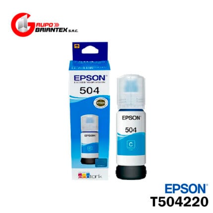 tinta epson T504220 cyan original L4150, L4160, L4260, L6171, L6270