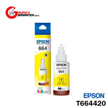tinta epson 664 yellow original L110, L120, L200, L210
