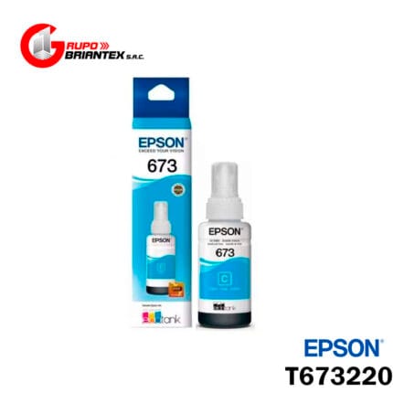 tinta epson t673220 cyan original L800, L805, L850, L1800