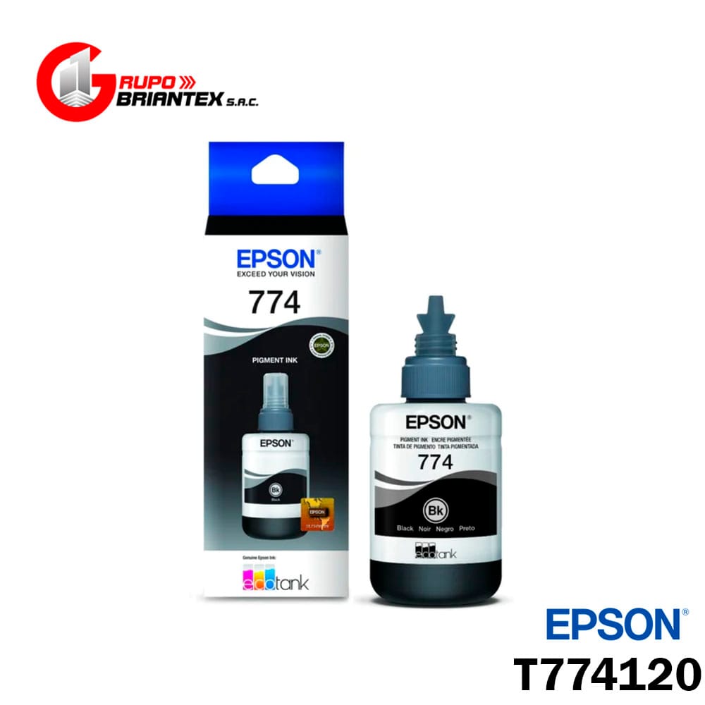 tinta epson 774 negro tinta epson 774 negro original M100, M105, M200, M205