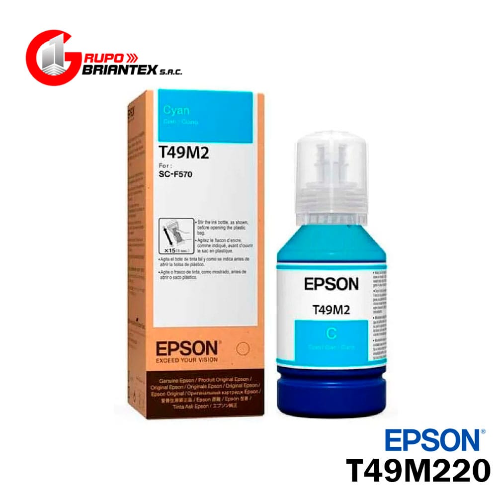 tinta epson t49m cyan tinta epson t49m cyan original F570,F571