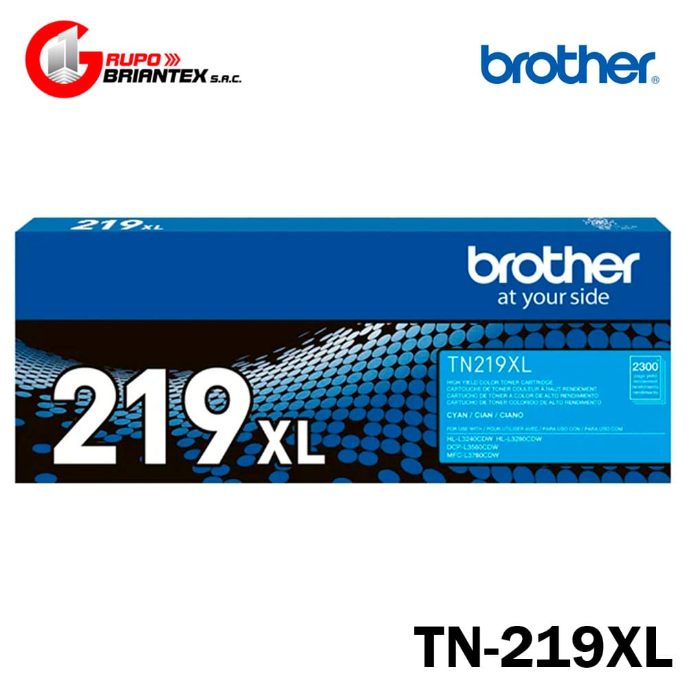 toner brother tn-219xl cyan toner brother tn-219xl cyan original Brother HL-L3280CDW, HL-L3240Cdw, DCP-L3560CDW, MFC-L3760CDW
