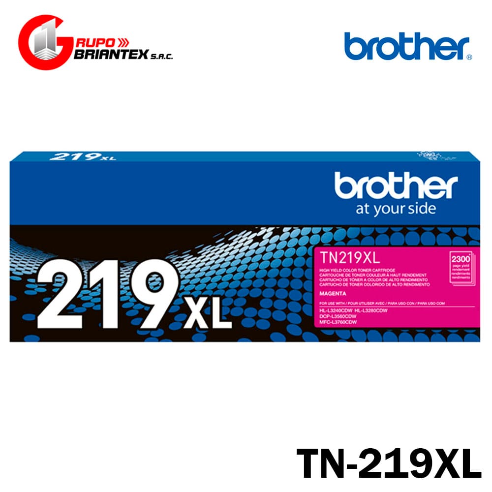 toner brother tn-219xl magenta toner brother tn-219xl magenta original Brother HL-L3280CDW, HL-L3240Cdw, DCP-L3560CDW, MFC-L3760CDW