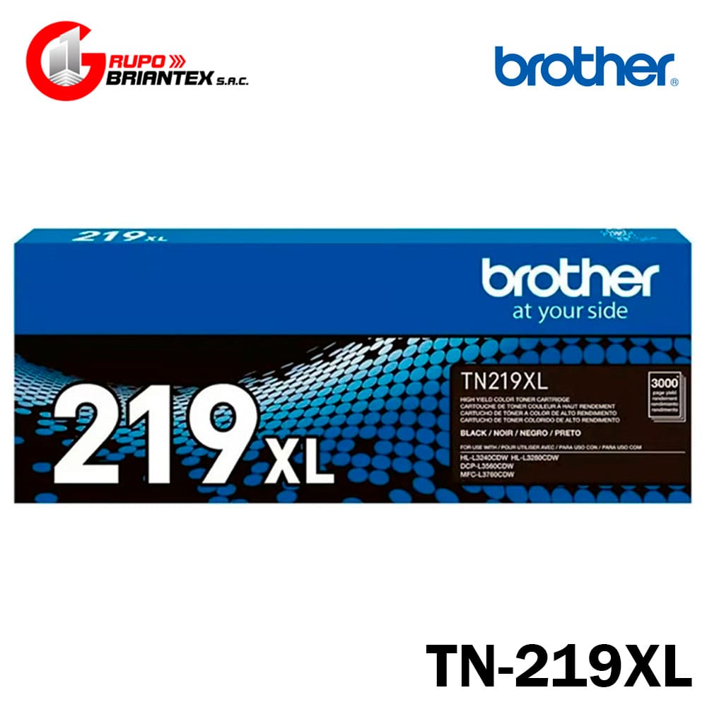 toner brother tn-219xl negro toner brother tn-219xl negro original Brother HL-L3280CDW, HL-L3240Cdw, DCP-L3560CDW, MFC-L3760CDW