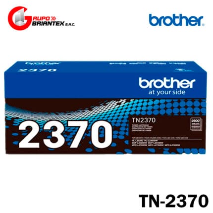 toner brother tn-2370 negro original DCP-L2520DW, DCP-L2540DW, HL-L2320D, HL-L2360DW, MFC-L2700DW, MFC-L2720DW, MFC-L2740DW