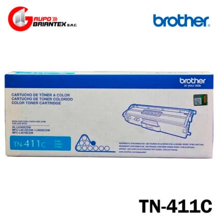 toner brother tn-411 cyan original HL-L8360CDW, MFC-L8610CDW, MFC-L8900CDW, MFC-L9570CDW