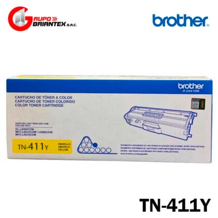 toner brother tn-411 yellow original HL-L8360CDW, MFC-L8610CDW, MFC-L8900CDW, MFC-L9570CDW