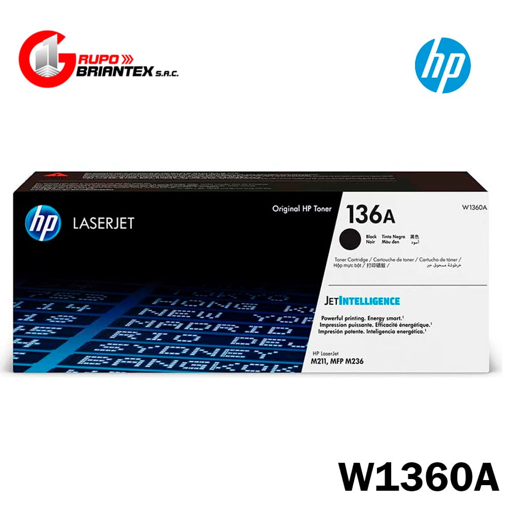 toner hp 136a negro toner hp 136a negro original hp LaserJet M209dwe, M209dw, M211d, M211dw, M233dw, M233sdn, M234dwe, M234dw, M234dwe, M234sdn, M234sdwe, M234sdw, M236d, M236dw, M236sdn, M236sdw