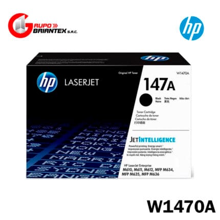 toner hp 147a negro original Hp LaserJet Enterprise M610/M611/M612/M634/M635/M636