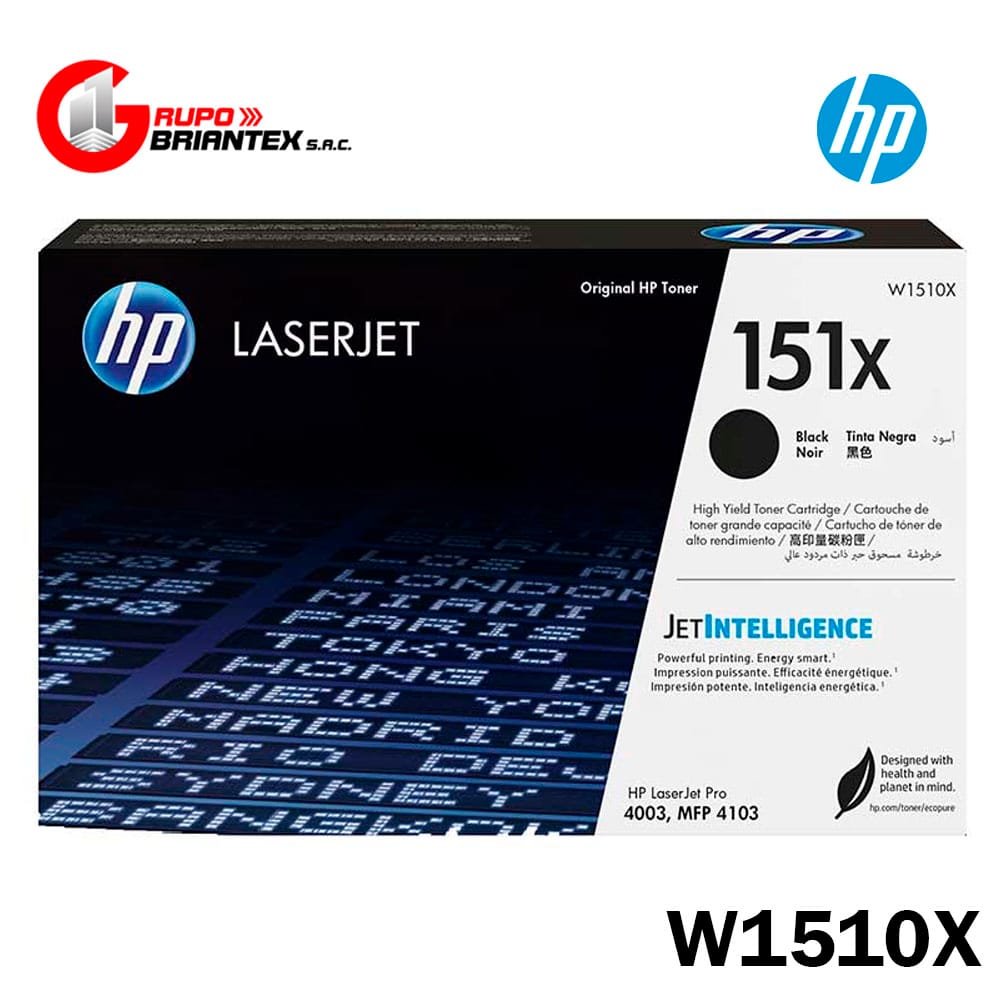 toner hp 151x negro toner hp 151x negro original LaserJet Pro 4003, MFP 4103