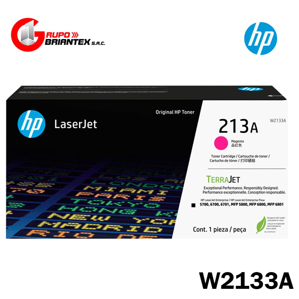 toner hp 213a magenta toner hp 213a yellow original LaserJet Enterprise 5700, 5800, 6700, 6701, 6800, 6801, X55745, X57945, X58045, X654, X677. HP LaserJet Enterprise Flow 6800, X58045