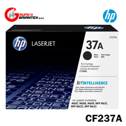 toner hp 37a negro original LaserJet Enterprise Mfp M631/M632/M633/M607/M608/M609