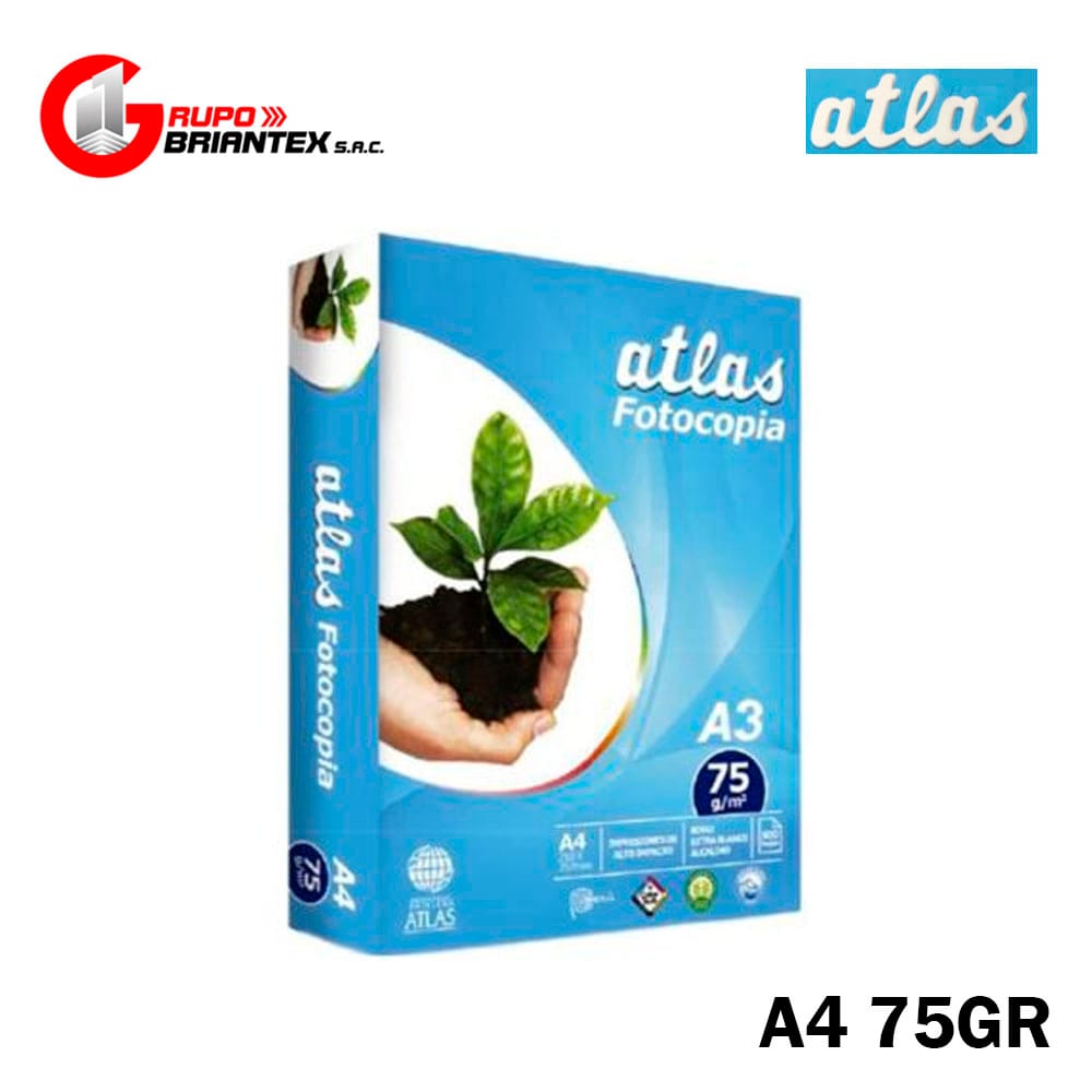 papel bond atlas papel bond atlas 75gr a4