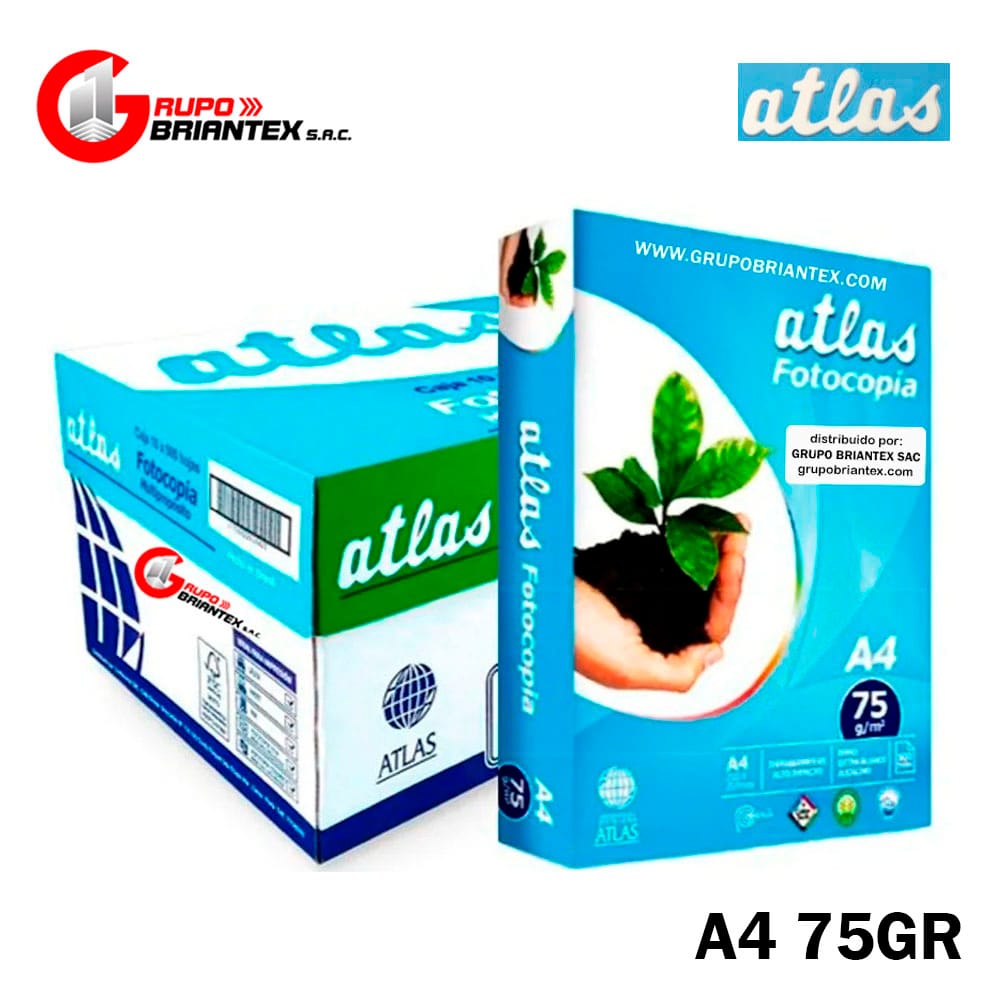 papel bond atlas papel bond atlas 75gr caja