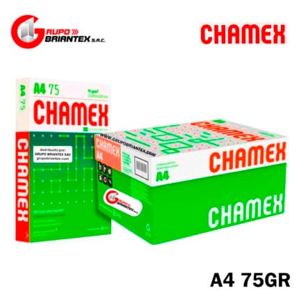 papel bond chamex 75gr caja