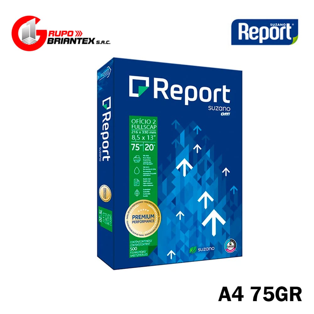 papel bond report papel bond report 75gr a4