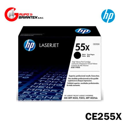 toner hp 55x negro original Hp Laserjet P3011/P3015/M521/500/M525