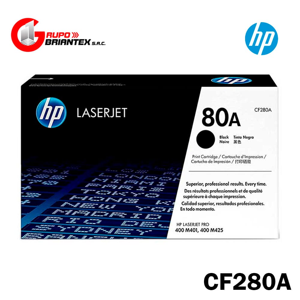 toner hp 80a negro toner hp 80a negro original Hp Laserjet M401/M425