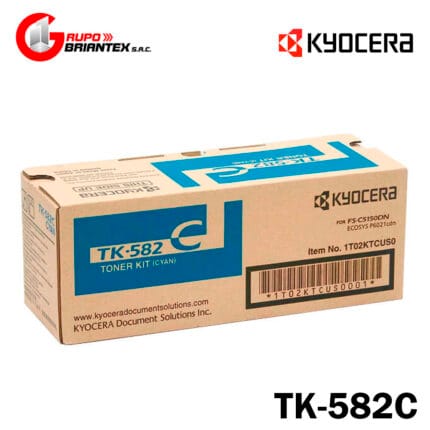 toner kyocera tk-582c cyan original fs-c5150dn