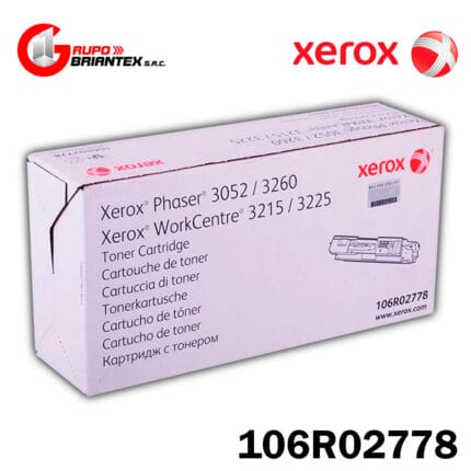 toner xerox 106r02778 negro original Phaser 3052/3260, Workcentre 3215/3225