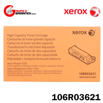 toner xerox 106r03621 negro original Phaser 3330, WorkCentre 3335, WorkCentre 3345