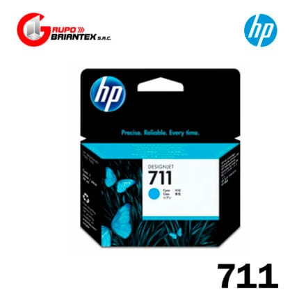cartucho de tinta hp 711 cyan 29ml