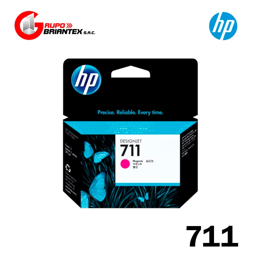 cartucho de tinta hp 711 magenta 29ml cartucho de tinta hp 711 magenta 29ml