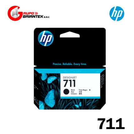 cartucho de tinta hp 711 negro 29ml