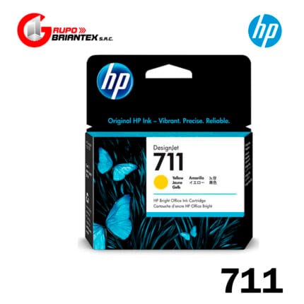 cartucho de tinta hp 711 yellow 29ml