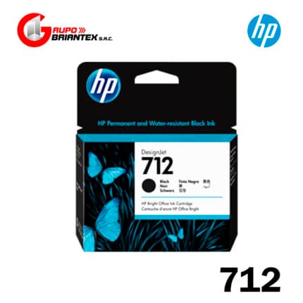 cartucho de tinta hp 712a black 80ml