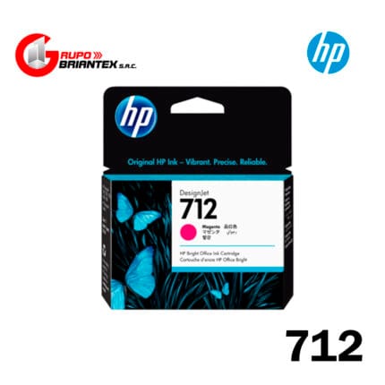 cartucho de tinta hp 712a magenta