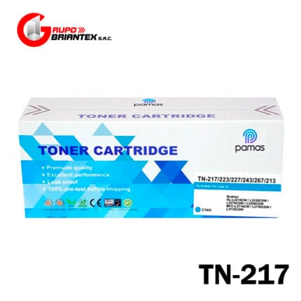 toner compatible brother tn-217 cyan