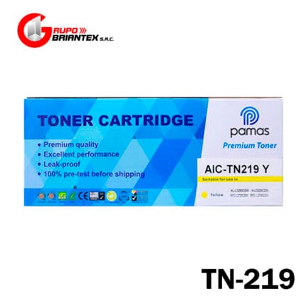 toner compatible brother tn-219 yellow