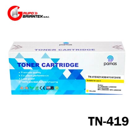 toner compatible brother tn-419 yellow