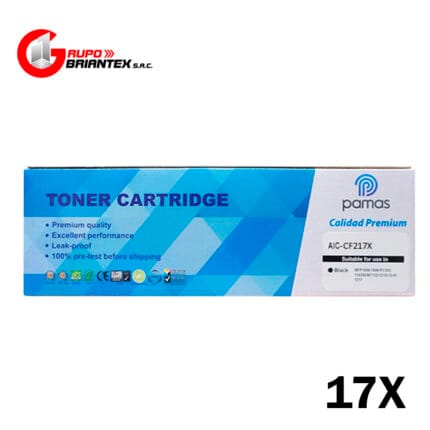toner compatible hp 17x negro