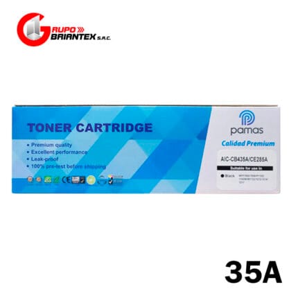 toner compatible hp 35a negro