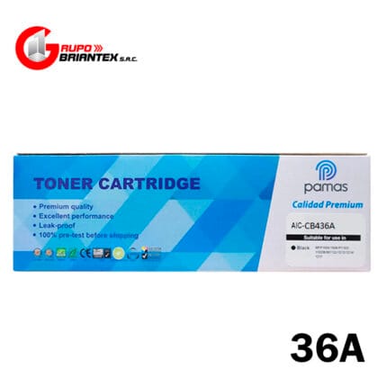 toner compatible hp 36a negro