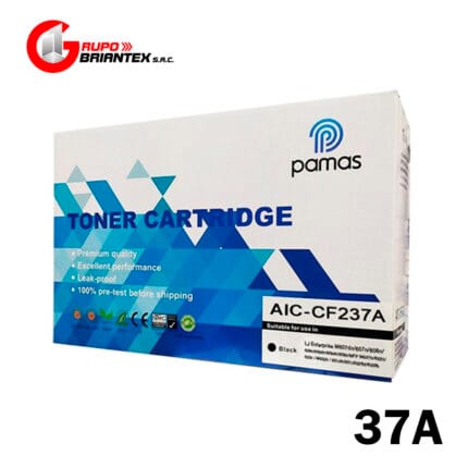 toner compatible hp 37a negro