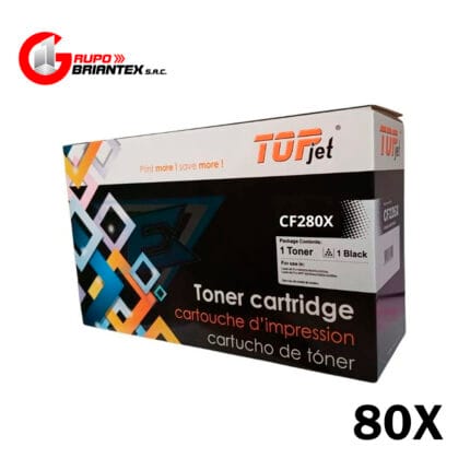 toner compatible hp 80x negro