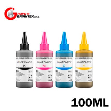 kit tinta compatible jetlife 100ml