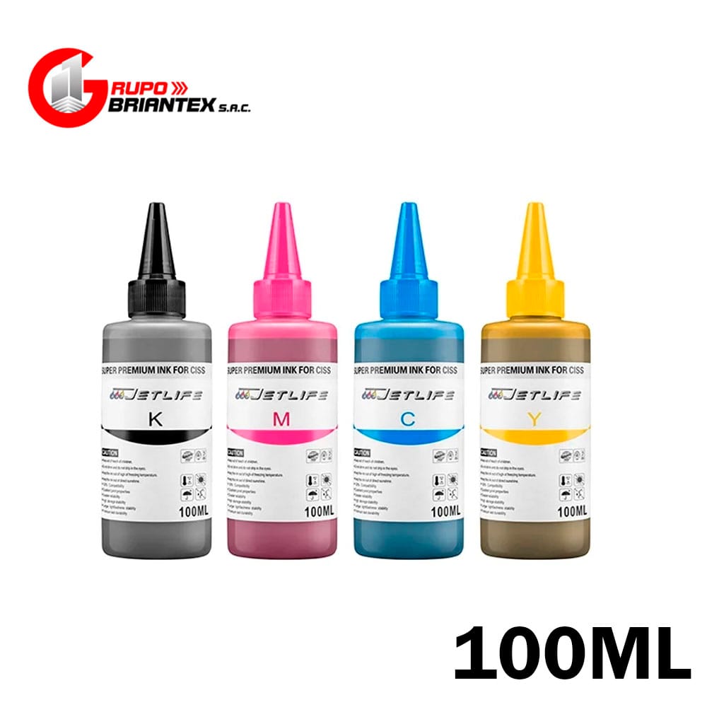 kit tinta compatible jetlife 100ml kit tinta compatible jetlife 100ml