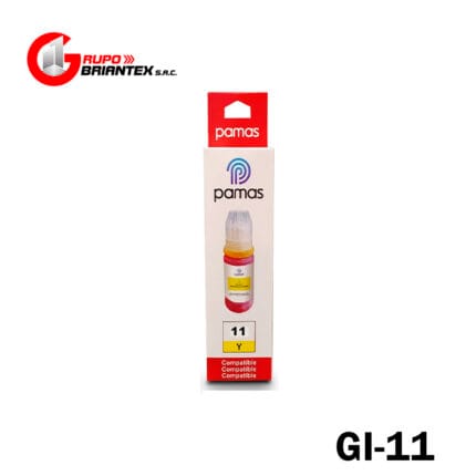 tinta compatible canon gi-11 yellow