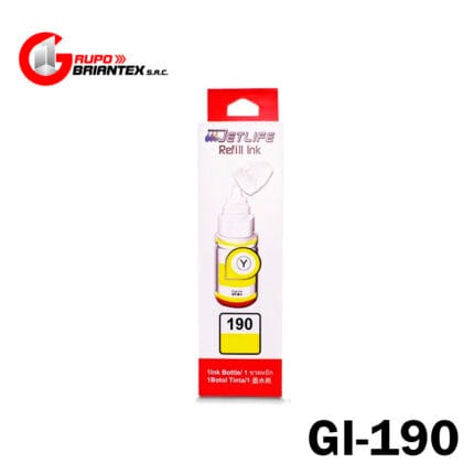 tinta compatible canon gi-190 yellow